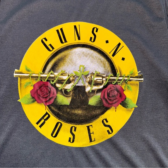 🤑 5/$20 Guns n Roses Sleeveless Grey Graphic Tank Top - Picture 4 of 7